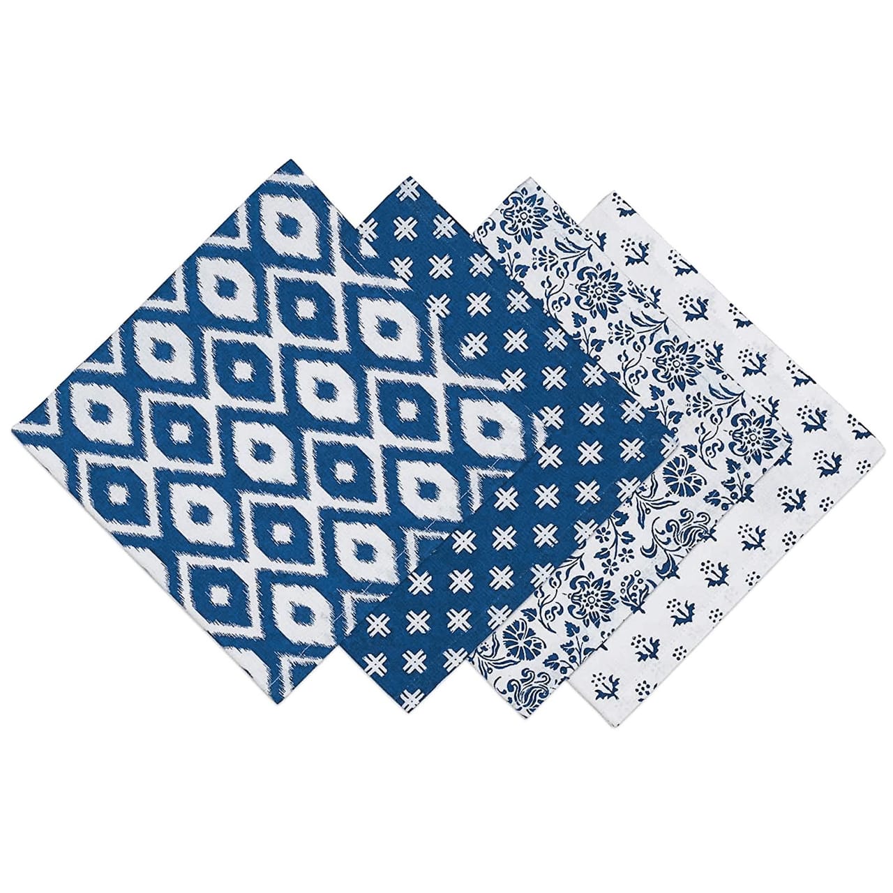 DII® Assorted Indigo Prints Napkin, 4ct.